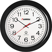 Lorell 13-1/4" Radio-Controlled Wall Clock (LLR60994)