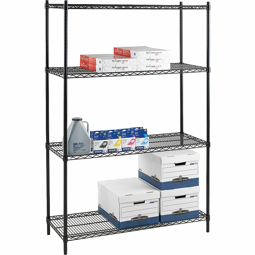 Lorell Industrial Wire Starter Shelving Unit (LLR69145)