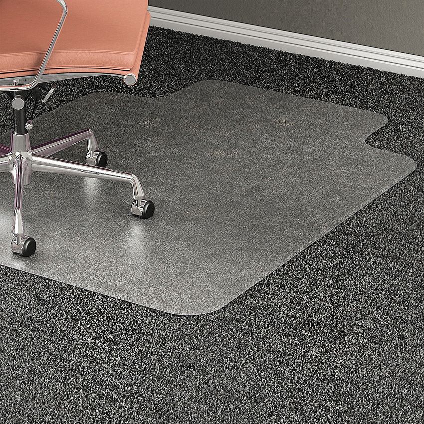 Lorell Plush-pile Wide-Lip Chairmat (LLR69166)