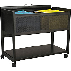 Safco Top Locking Mesh Mobile Tub Files (SAF5353BL)