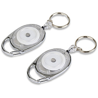 Tatco Reel Key Chain with Chrome Carabiner (TCO58200)