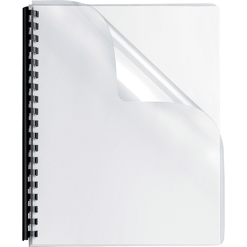 Fellowes Crystals Clear Oversize PVC Covers (52311)