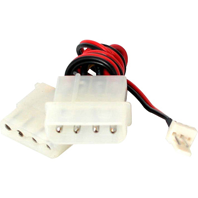 StarTech 12in Fan Adapter Tx3 To 2x Lp4 Power (CPUFANADAPT)