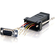C2G Rj45f/db9m Modular Adapter Black (02947)