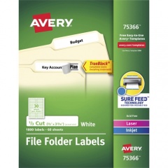 Avery TrueBlock File Folder Labels (75366)