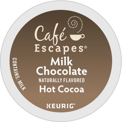 Cafe Escapes K-Cup Milk Chocolate Hot Cocoa (6801)