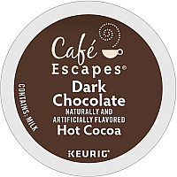 Cafe Escapes K-Cup Dark Chocolate Hot Cocoa (GMT6802)
