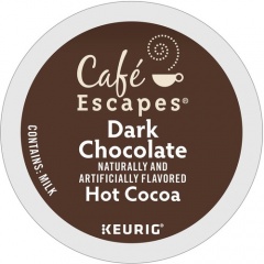 Cafe Escapes K-Cup Dark Chocolate Hot Cocoa (6802)