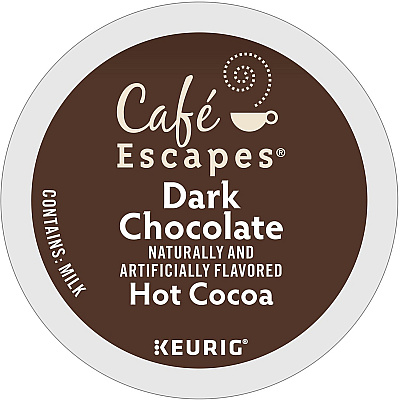 Cafe Escapes K-Cup Dark Chocolate Hot Cocoa (GMT6802)