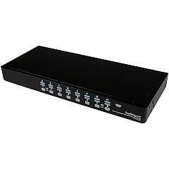 StarTech 16 Port 1u Rack Mount Usb Kvm Switch (SV1631DUSBU)