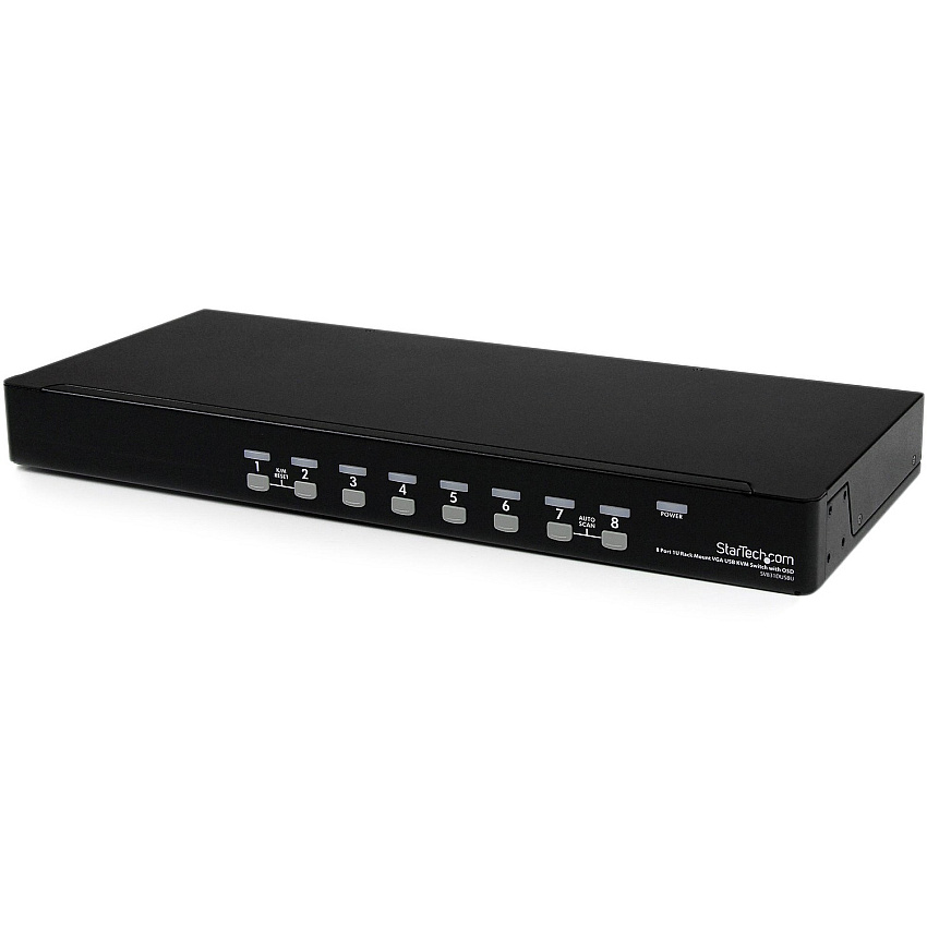 StarTech 8 Port 1u Rackmount Usb Kvm Switch (SV831DUSBU)