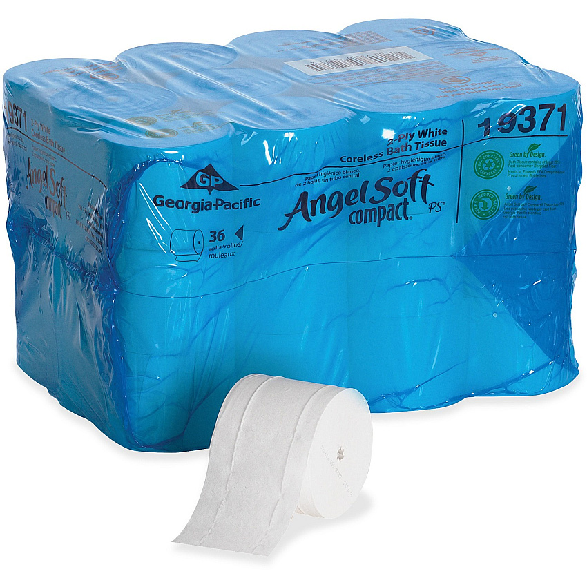 Angel Soft Professional Series Compact Premium Embossed Toilet Paper (GPC19371CT)
