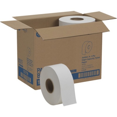 Pacific Blue Basic Jumbo Jr. High-Capacity Toilet Paper (13718)