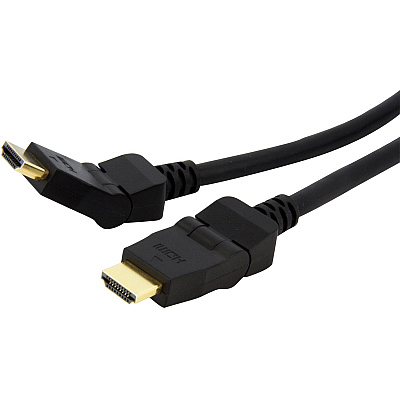 StarTech 6ft Swivel Hdmi Cable, 4k 30hz Hdmi 1.4 (HDMIROTMM6)