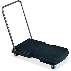 Rubbermaid Commercial 4400 Triple Trolley, Utility Duty with Straight Handle and 3" (7.6 cm) Casters (RCP440000)