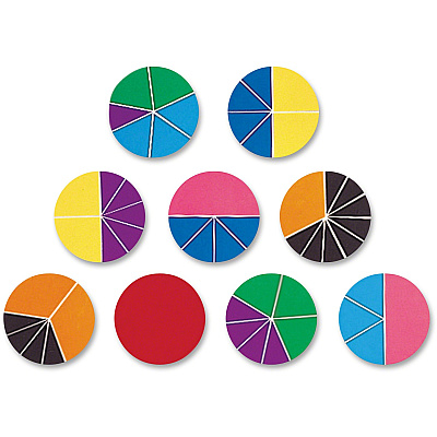 Rainbow Fraction Deluxe Circles Set (LRNLER0617)
