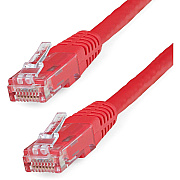 StarTech 5ft Cat6 Ethernet Cable Red Cat 6 Poe (C6PATCH5RD)