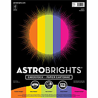 Astrobrights Color Card Stock "Happy" , 5 Assorted Colours (WAU21004)