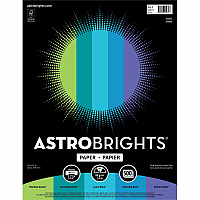 Astrobrights Color Copy Paper - "Cool" , 5 Assorted Colours (WAU20274)