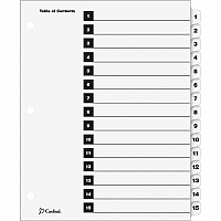 Cardinal OneStep Numbered Index System (CRD61513CB)