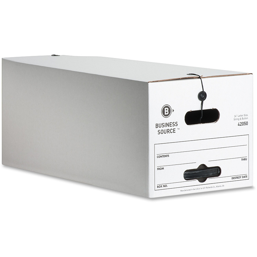 Business Source Light Duty Letter Size Storage Box (BSN42050)