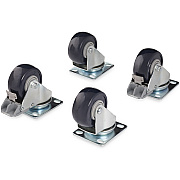 StarTech 4postrack Caster Kit For Open Frame Rack (4POSTCASTER)