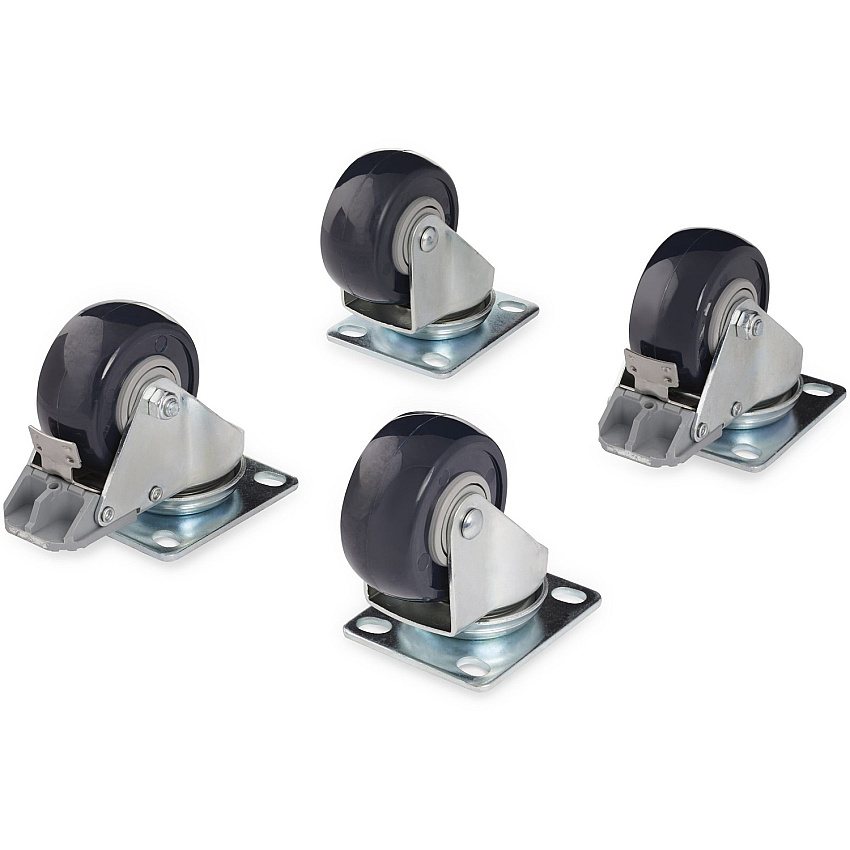 StarTech 4postrack Caster Kit For Open Frame Rack (4POSTCASTER)