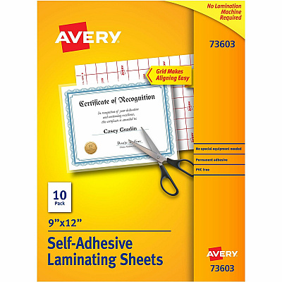 Avery Self-Adhesive Laminating Sheets (AVE73603)