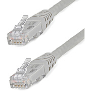 StarTech 10ft Cat6 Ethernet Cable Gray Cat 6 Poe (C6PATCH10GR)