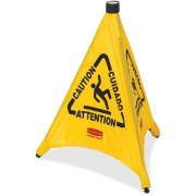 Rubbermaid Commercial 30" Pop-Up Caution Safety Cone (9S0100YL)