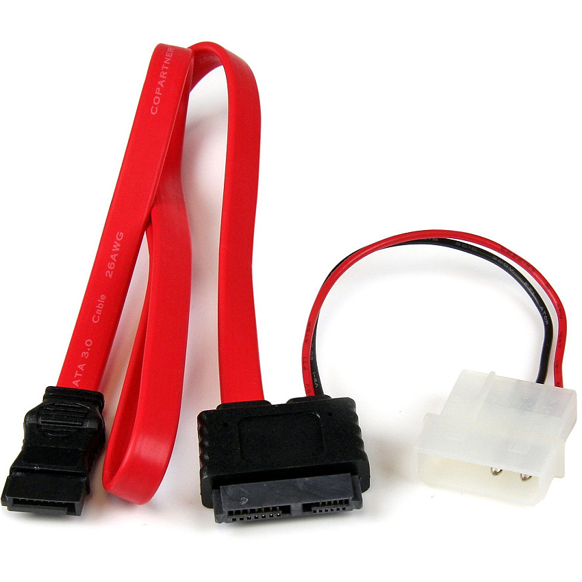 StarTech 36in Slimline Sata To Sata Cable (SLSATAF36)