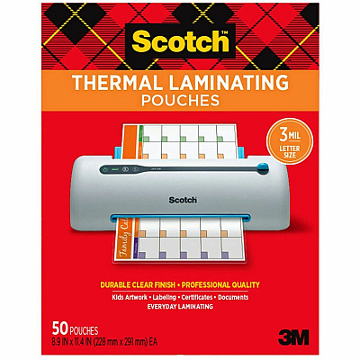 Scotch Thermal Laminating Pouches (MMMTP385450)