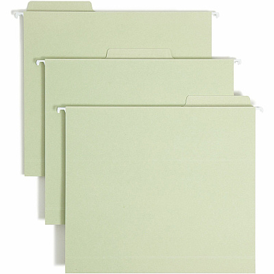 Smead FasTab 1/3 Tab Cut Letter Recycled Hanging Folder (SMD64201)