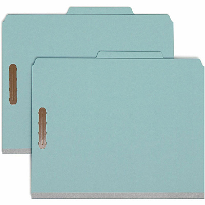 Smead 2/5 Tab Cut Letter Recycled Classification Folder (SMD13721)