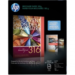 HP Matte Inkjet Brochure Paper - White (CH016A)