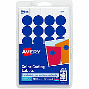 Avery 3/4" Round Removable Color Coding Labels (AVE05469)
