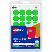 Avery Removable Color-Coding Labels (AVE05468)