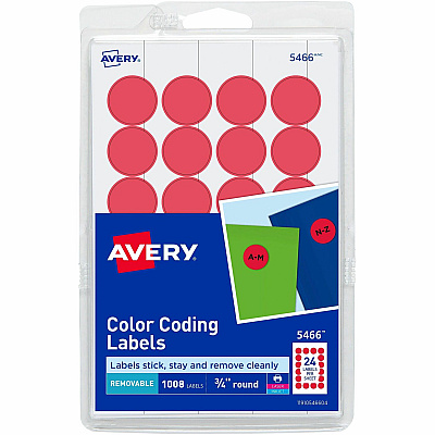 Avery Color-Coding Labels (AVE05466)