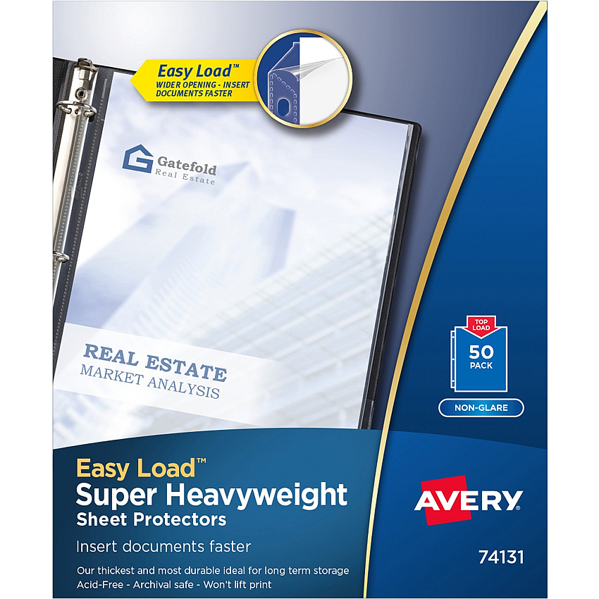 Avery Super-Heavyweight Sheet Protectors (AVE74131)