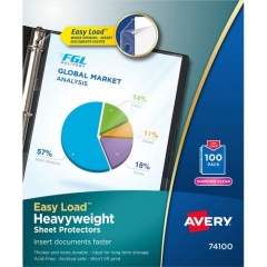 Avery Heavyweight Sheet Protectors - Acid-free, Archival-safe (74100)