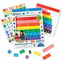 Rainbow Fraction Tiles (LRNLER0615)