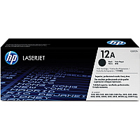 HP 12A (HEWQ2612A) Original Standard Yield Laser Toner Cartridge - Single Pack - Black - 1 Each