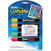 EXPO Neon Window Neon Dry-erase Markers (SAN1752226)