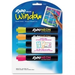 EXPO Neon Window Neon Dry-erase Markers (1752226)