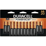 Duracell Coppertop Alkaline AA Batteries (DURMN1500B20)