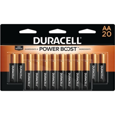 Duracell Coppertop Alkaline AA Batteries (MN1500B20)