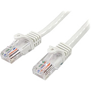 StarTech 5 Ft White Cat5e Utp Patch Cable (45PATCH5WH)