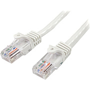 StarTech 7 Ft White Cat5e Utp Patch Cable (45PATCH7WH)