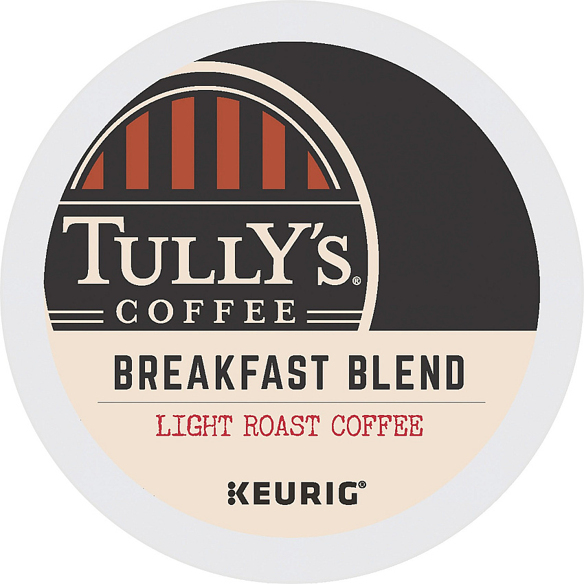 Tully's Coffee K-Cup Breakfast Blend Coffee (GMT192719)