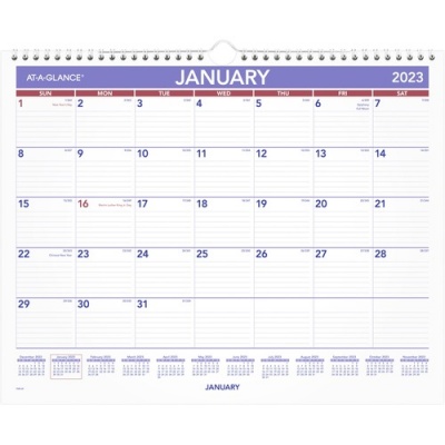 AT-A-GLANCE Monthly Wall Calendar (PM828)